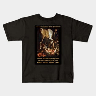 The Conversion of St. Paul on the Way to Damascus Kids T-Shirt